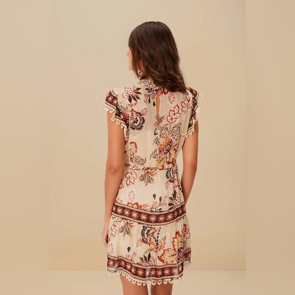 FARM Rio Sand Aura Floral Mini Dress - Picture 3 of 16